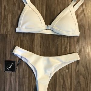 Zaful White Swimsuit Bikini